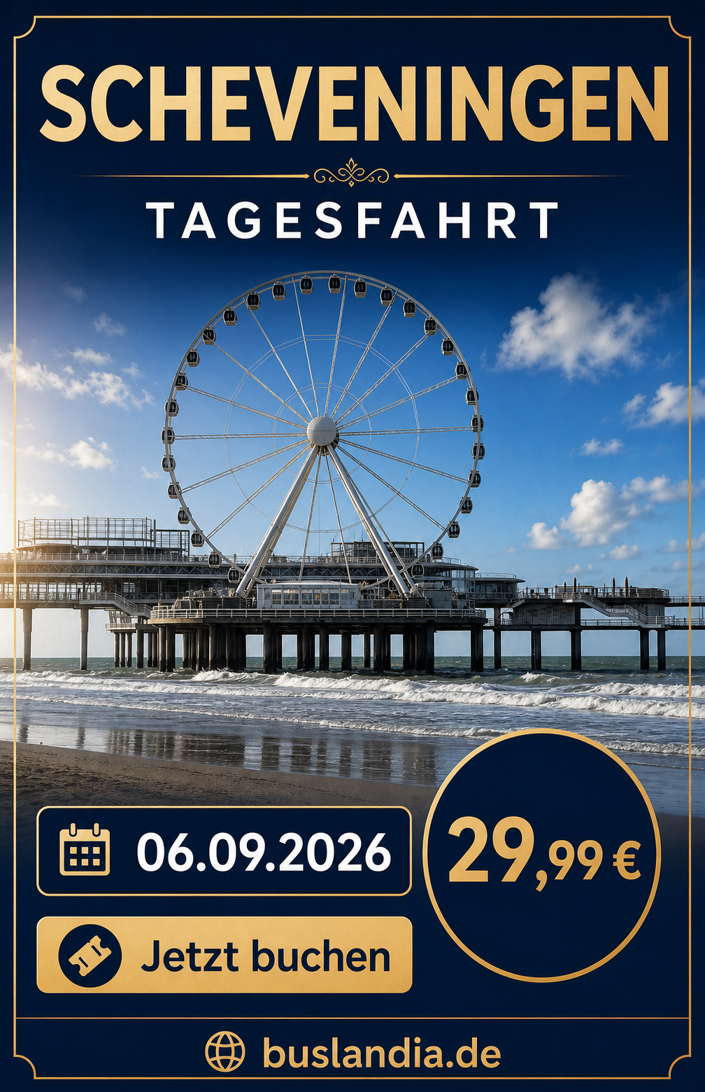 Tagesfahrt nach Scheveningen am 06.09.2026
